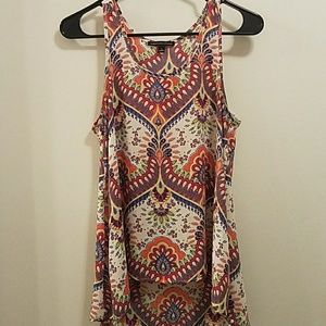 Multi Colored Sleeveless Tunic